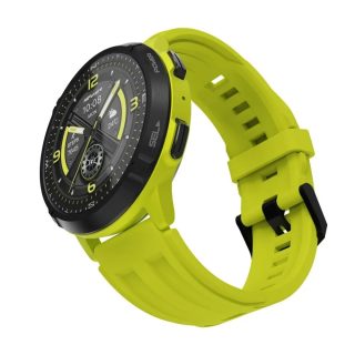 Смарт часовник HiFuture MIX3 Fluorescent Yellow, 1.43" AMOLED, 466*466, Dual Core & Syntra AI, Bluetooth Call, 3ATM Waterproof, Compass & Altimeter, 24/7 Heart Rate & Blood Oxygen Sensor, до 10 дни батерия