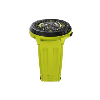 Смарт часовник HiFuture MIX3 Fluorescent Yellow, 1.43" AMOLED, 466*466, Dual Core & Syntra AI, Bluetooth Call, 3ATM Waterproof, Compass & Altimeter, 24/7 Heart Rate & Blood Oxygen Sensor, до 10 дни батерия