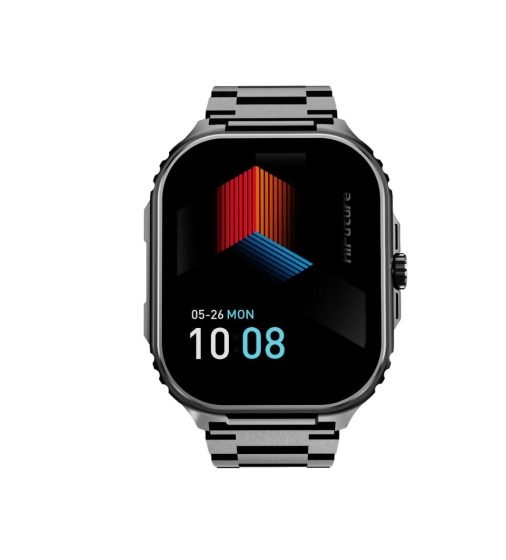 Смарт часовник HiFuture Ultra 3 Pro Black, 2.04" IPS, 368x448, Bluetooth Call, IP68 Waterproof, 24/7 True Heart Rate & Blood Oxygen Sensor, Up to 7 days daily use, 100+ Sports Mode