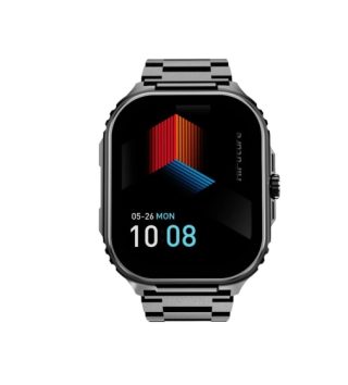 Смарт часовник HiFuture Ultra 3 Pro Black, 2.04" IPS, 368x448, Bluetooth Call, IP68 Waterproof, 24/7 True Heart Rate & Blood Oxygen Sensor, Up to 7 days daily use, 100+ Sports Mode