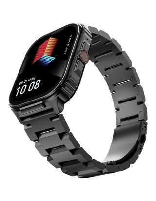 Смарт часовник HiFuture Ultra 3 Pro Black, 2.04" IPS, 368x448, Bluetooth Call, IP68 Waterproof, 24/7 True Heart Rate & Blood Oxygen Sensor, Up to 7 days daily use, 100+ Sports Mode