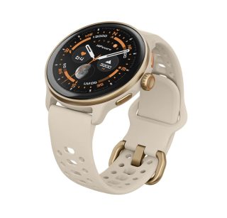 Смарт часовник HiFuture Vela Latte, 1.43" AMOLED, GPS + компас + висотомер, 466*466, локална музика, AI треньор, Bluetooth разговори, 5ATM водоустойчив, сензор за пулс и кислород в кръвта, до 10 дни батерия