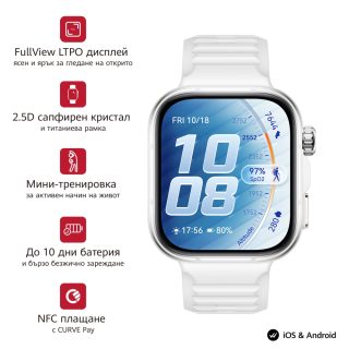 Huawei Watch Fit 5 Pro Niki-B29FS White