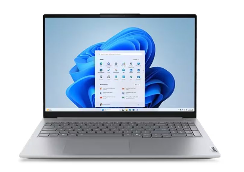 Lenovo ThinkBook 16 G8 IRL, Intel Core 3 100U (до 3.30GHz, 10MB), 8GB, 256GB SSD, 16" WUXGA (1920x1200) IPS AG, Intel Graphics, WLAN, BT, FPR, 1080P FHD, 3 Cell, Backlit, Luna Grey - български, 3Y CCI