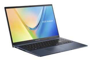 Asus Vivobook M1502XA-BQ012NA, AMD Ryzen 7 7840HS 3.8GHz (8-ядрен/16-нишков, 16MB кеш, до 5.1GHz max boost), 15.6" FHD (1920x1080) 16:9, 8GB DDR5 (on BD), 512GB SSD, подсветка на клавиатурата, без ОС, Quiet Blue, без адаптер