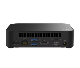 ASUS NUC 14 Essential Intel N97, 5 x USB Type-A, 2 x USB Type-C, Wi-Fi 6E AX211 + 2.5GBe LAN, 1 x HDMI, 1 x Display Port, без памет (NVMe и 2.5" SATA), без RAM, без OS, Slim Kit