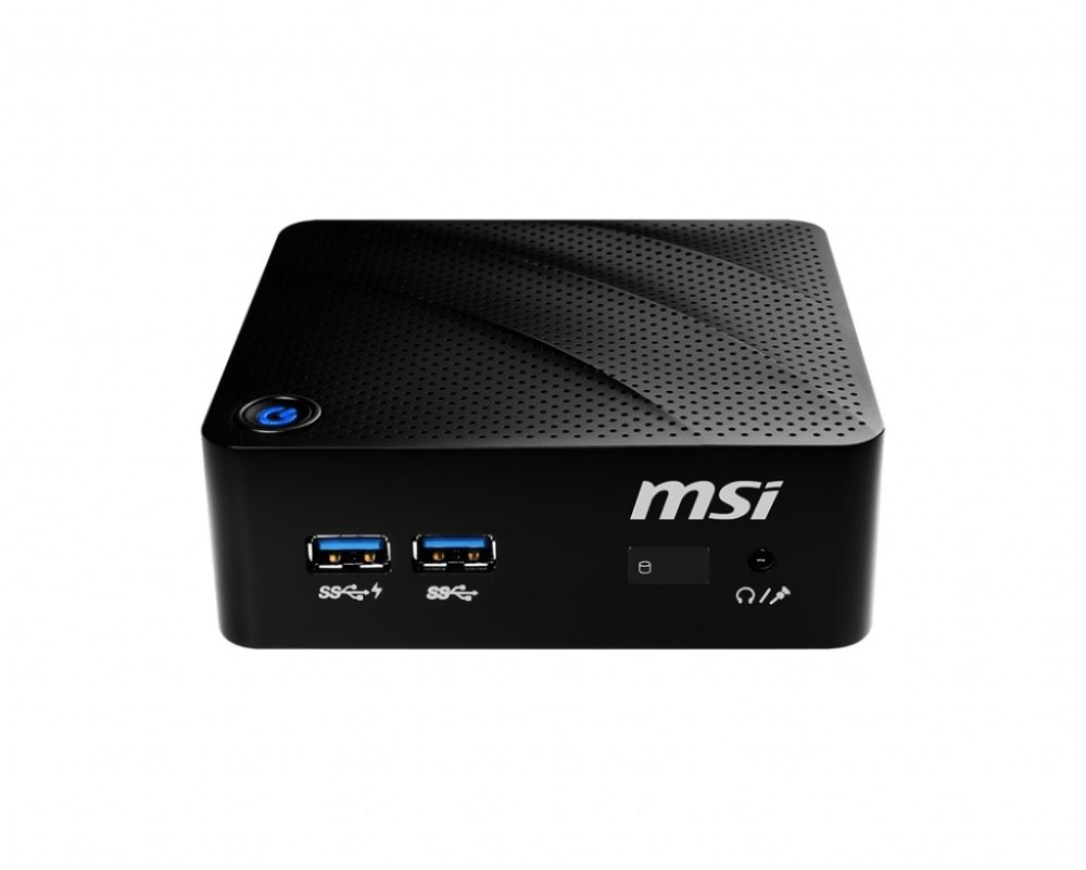 MSI CUBI N 8GL-002BEU Barebone Mini-PC, Intel Pentium N5000, без RAM, без памет, черен