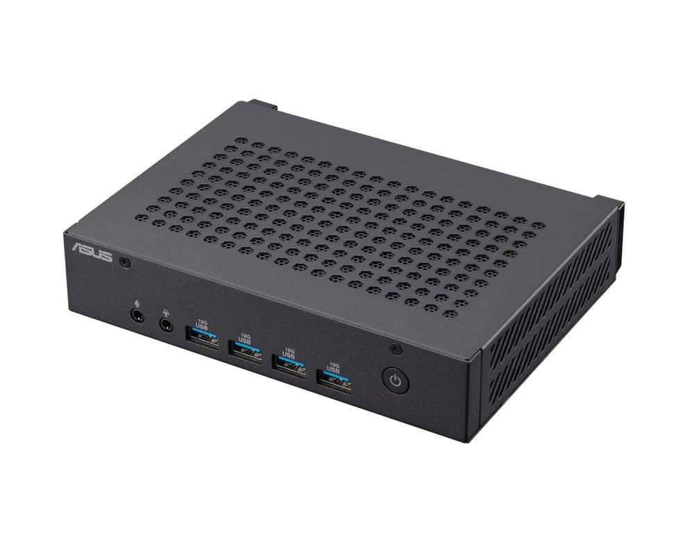 Asus ExpertCenter Barebone мини компютър PN43-BBN100MD, Intel N100, 1x M.2 слот, Intel Wi-Fi 6 + BT 5.0 (2x2), без ОС, черен