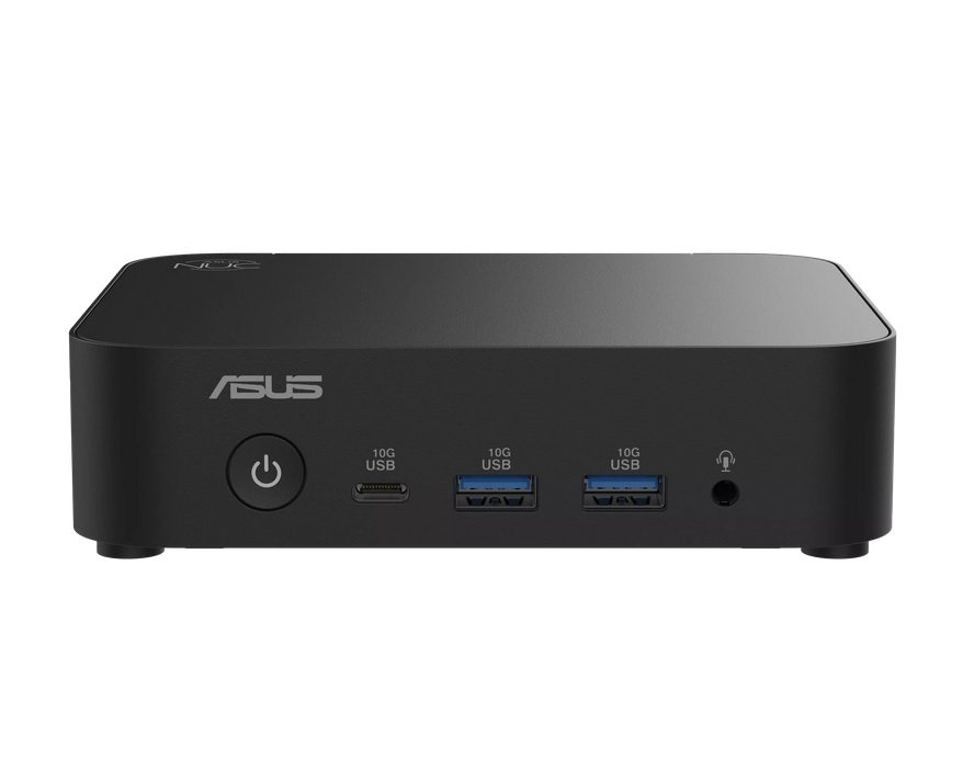 Asus NUC 14 Essential Intel N355, 5 x USB Type-A, 2 x USB Type-C, Wi-Fi 6E AX211 + 2.5GBe LAN, 1 x HDMI, 1 x Display Port, без памет (NVMe и 2.5" SATA), без RAM, без OS, Slim Kit