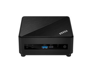 MSI CUBI 5 10M-008BEU, Barebone Mini-PC, Intel Core i5-10210U, 1.60 GHz, без RAM (0GB), 2x DDR4 2666MHz SO-DIMMs, до 64GB, без SSD, без HDD, 802.11 AC, BT 5, без OS, 65W, 124 X 124 X 53.7 mm, 0.55 kg, черен