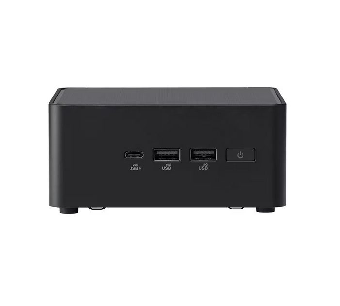 Asus NUC 14 Pro Intel Ultra 5 125H, Intel Arc GPU, 4 x USB, Wi-Fi 6E AX211 + 2.5GBe LAN, 2 x HDMI, 2 x Thunderbolt 4 (USB-C+DP), без памет (NVMe и 2.5" SATA), без RAM, без ОС, Tall Kit