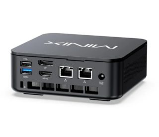 MiniX NGC NR660LP AMD Ryzen 5 6600H, 16GB DDR5, 512GB SSD, Dual LAN, Dual HDMI, USB-C, Windows 11 Pro