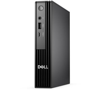 Настолен компютър Dell Pro Micro QCM1250, Intel Core Ultra 5 235T (13 TOPS NPU, 14 ядра, до 5.0GHz), 16 GB: 1 x 16 GB, DDR5, до 5600 MT/s, 512GB SSD, интегрирана графика, Wi-Fi 6E, клавиатура и мишка, 90W, Ubuntu, 3Y PS