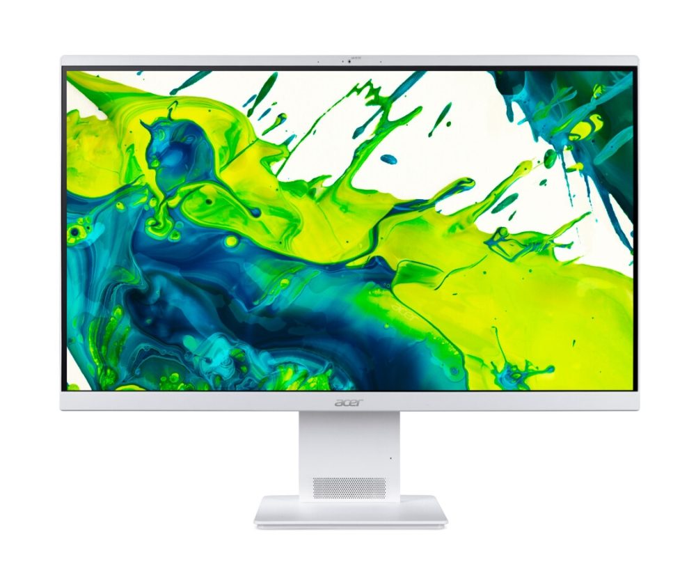 Acer Aspire S27-B Настолен компютър - всичко в едно, 27" FHD IPS 144Hz, Intel Core Ultra 5 115U, 16GB DDR5, 1TB SSD, Intel Arc Graphics, без ОС, бял