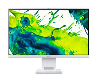 Acer Aspire S27-B Настолен компютър - всичко в едно, 27" FHD IPS 144Hz, Intel Core Ultra 5 115U, 16GB DDR5, 1TB SSD, Intel Arc Graphics, без ОС, бял