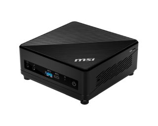Настолен компютър MSI CUBI 5 10M-063EU, Intel Core i5-10210U, 1.60 GHz, RAM 8GB (1x8), 2x DDR4 2666MHz SO-DIMMs, до 64GB, SSD M.2 PCIE 512GB, 802.11 AX, BT 5, Windows 10 Home, 65W, 124 X 124 X 53.7 mm, 0.55 kg, Черен