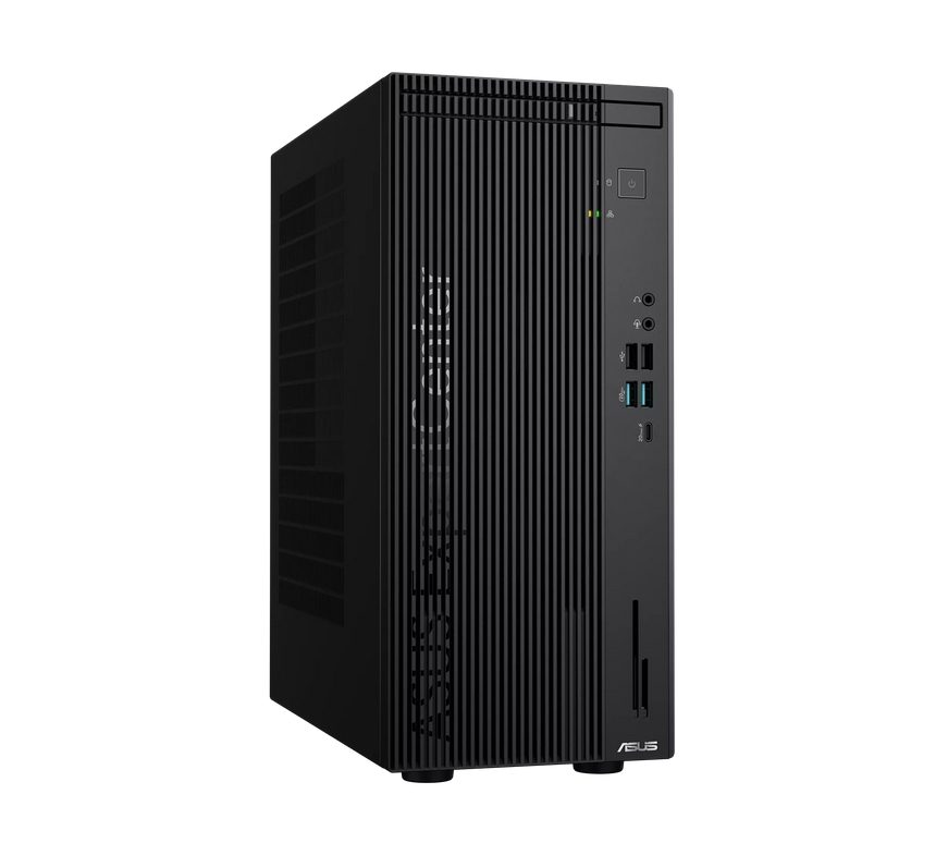 Asus ExpertCenter D7 Mini Tower, D701MER-7147003790, Intel i7-14700 2.1GHz (33MB Cache, до 5.3GHz, 20 ядра, 28 нишки), 32GB (16GB DDR5 U-DIMM *2), 1TB PCIE SSD G4, Intel UHD Graphics, 180W, 15L, черен, жива клавиатура (USB)