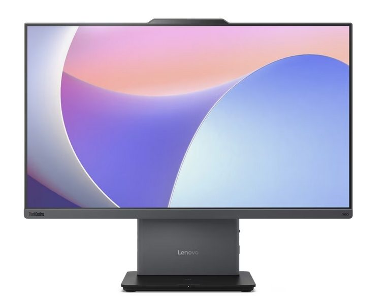 Lenovo ThinkCentre neo 50a 24 G5 AIO Intel Core i7-13620H (до 4.9GHz, 24MB), 16GB DDR5 5200MHz, 512GB SSD, 23.8" FHD (1920x1080) IPS AG, Intel UHD Graphics, WLAN, BT, 5 MP Cam, KB, Mouse, Luna Grey, Monitor Stand, DOS, 3Y Onsite