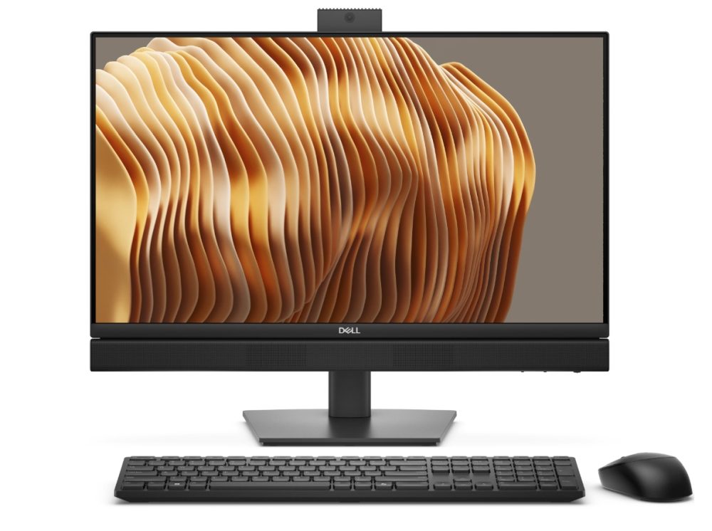 Dell Pro 24 All-in-One QC24251, Intel Core Ultra 5 235T (2.20GHz, 24MB), 23.8" FHD 1920x1080 100 Hz IPS AG, 1x16 GB DDR5 до 5600 MT/s, 512GB SSD, Integrated Graphics, Height Adjustable Stand, FHD HDR Cam, WiFi 6E+BT, Kb&Mouse, Win11 Pro, 3Y PS