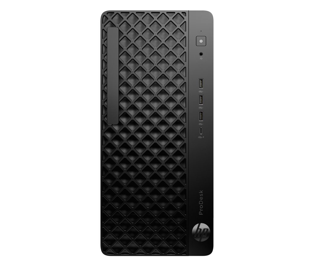 Настолен компютър HP ProDesk 4 Tower G1i AI, Ultra 5 225 (до 4.9GHz/20MB/10C), 32GB 5600MHz 1DIMM, 1TB PCIe SSD, HP 125 Keyboard & HP 125 Mouse, WiFi 6E + BT 5.3, Win 11 Pro, 3Y NBD On Site