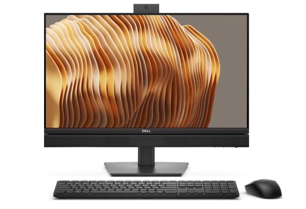 Dell Pro 24 All-in-One QC24250, Intel Core Ultra 7 265 (13 TOPS NPU, 20C, до 5.3GHz), 23.8" FHD 1920x1080 100 Hz IPS AG, 1x16GB DDR5 до 5600 MT/s, 512GB SSD, Intel Graphics, регулируема стойка, FHD HDR камера, WiFi 6E+BT, Win 11 pro, 3Y PS