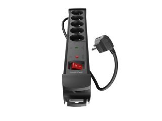 Lanberg разклонител SP1 1.5m 5x френски контакти черен