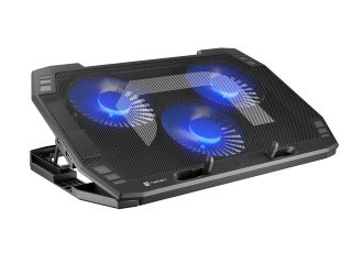 Natec охлаждаща поставка за лаптоп Oriole 15.6-17.3" 3 вентилатора, LED светлина, 2 USB