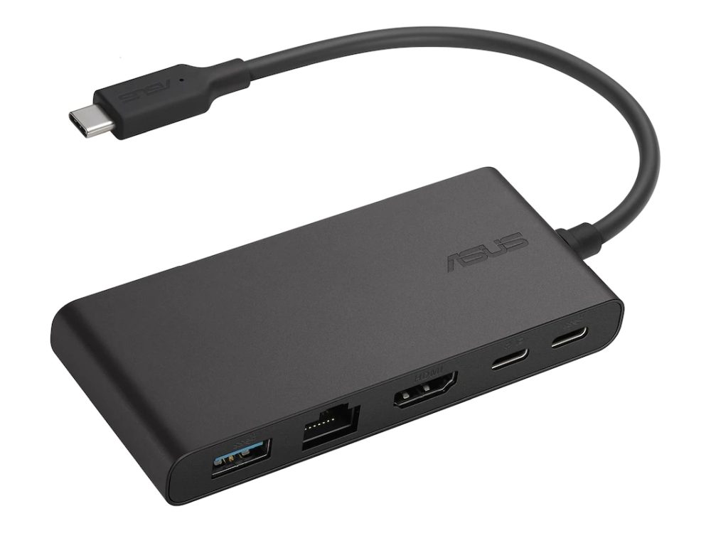 Asus DC200 DUAL 4K USB-C DOCK, Черен