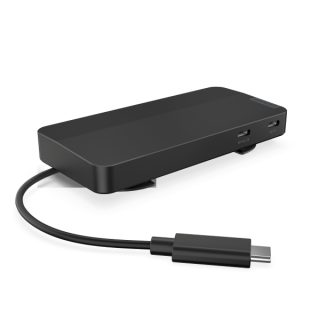 Lenovo USB-C Dual Display Travel Dock (с адаптер)