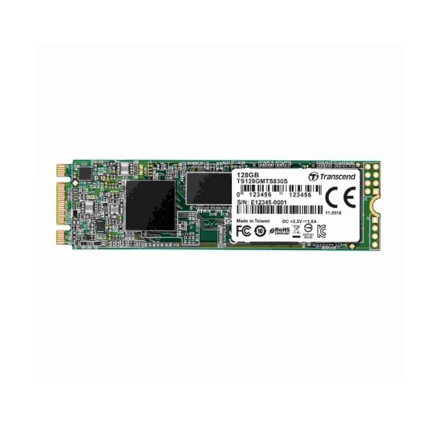 Transcend 128GB M.2 2280 SSD, SATA3 B+M Key, TLC