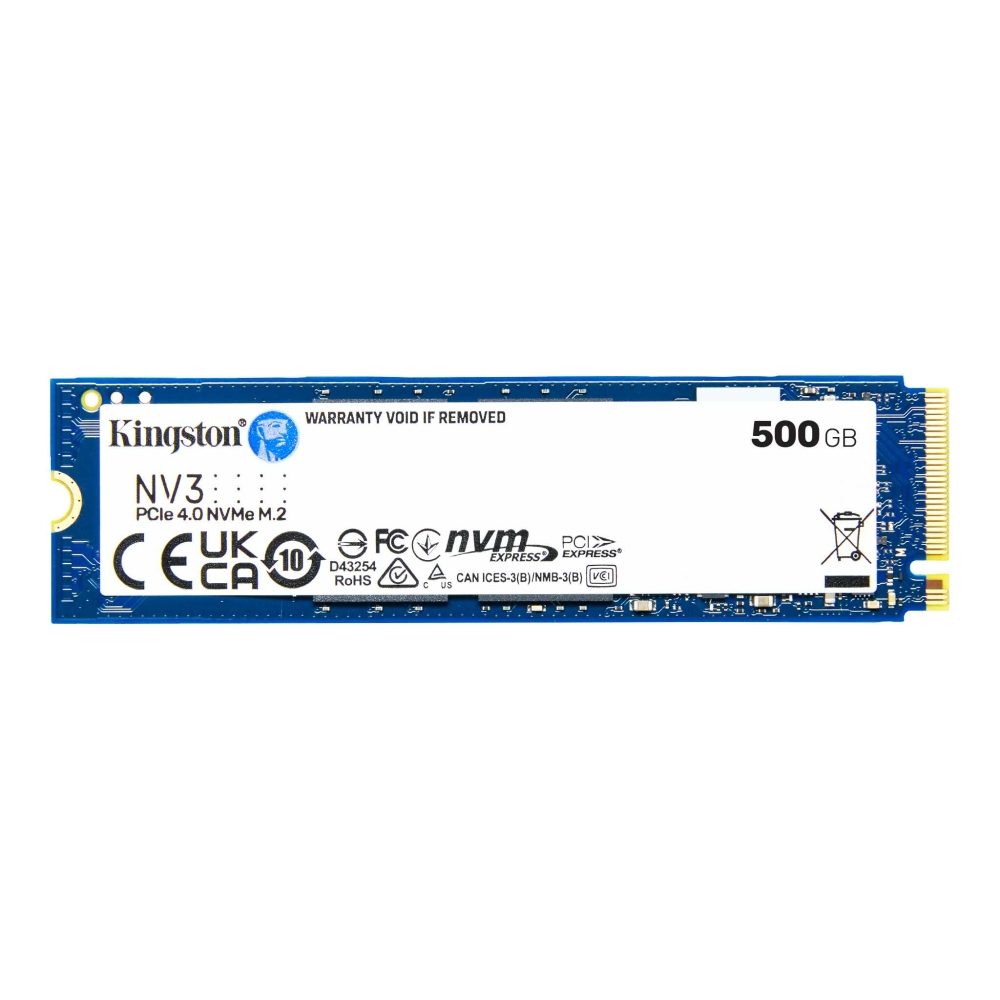 Kingston NV3 500GB Gen 4 вътрешен SSD M.2 PCIe