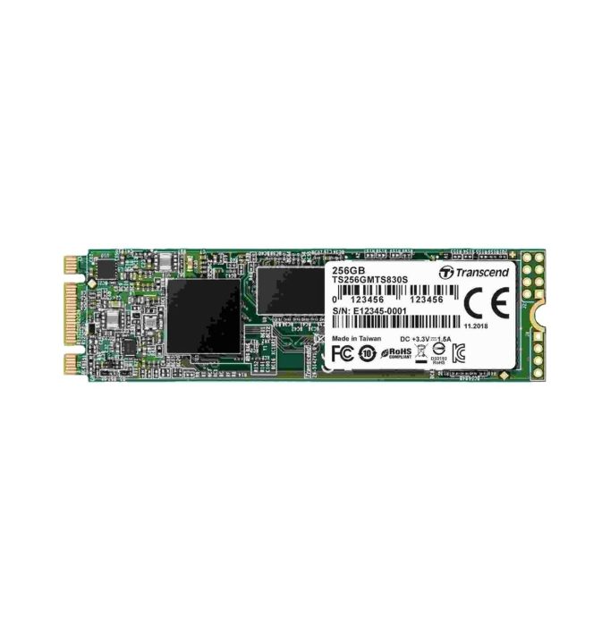 Transcend 256GB, M.2 2280 SSD, SATA3 B+M Key, TLC