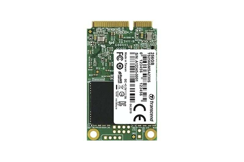 Transcend 256GB mSATA SSD, SATA3, 3D TLC