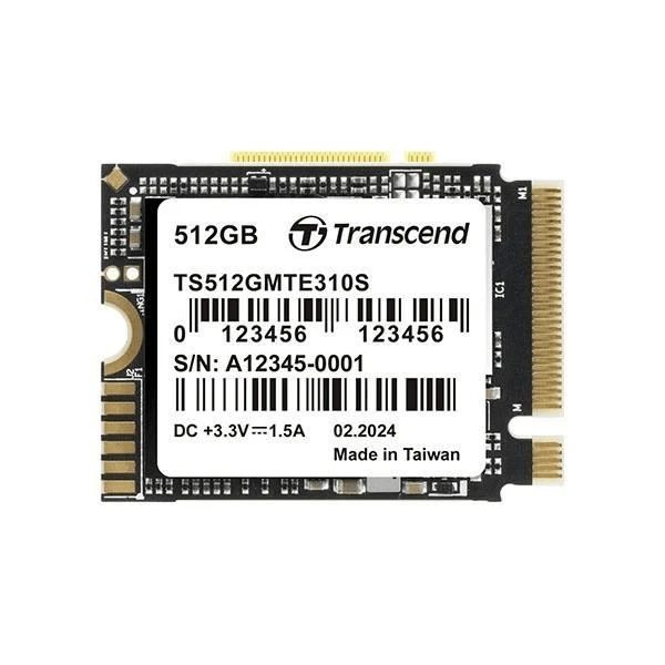 Transcend 512GB M.2 2230 PCIe Gen4x4 NVMe 3D TLC DRAM-less SSD