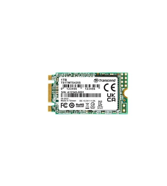 Transcend 1TB M.2 2242 SSD, SATA3 B+M Key, TLC