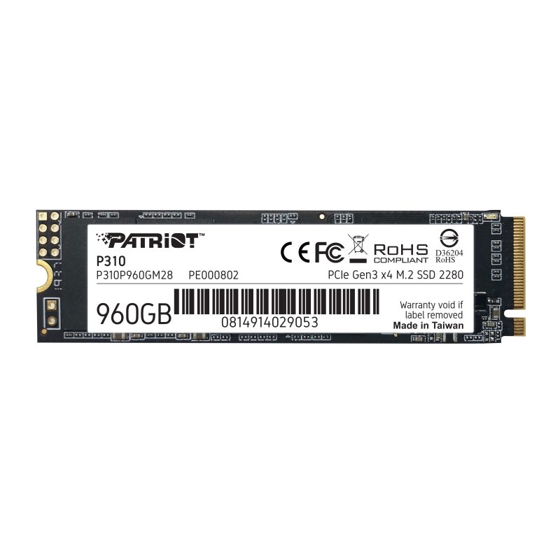 Patriot P310 960GB M.2 2280 PCIe SSD
