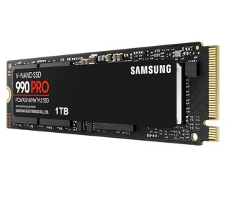 Samsung SSD 990 PRO 1TB PCIe 4.0 NVMe 2.0 M.2 V-NAND 3-bit MLC, 256-bit Encryption, Read 7450 MB/s Write 6900 MB/s