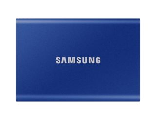 Samsung Portable SSD T7 1TB, USB 3.2, Read 1050 MB/s Write 1000 MB/s, Indigo Blue