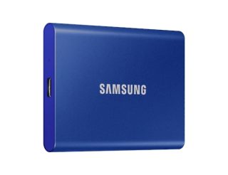 Samsung Portable SSD T7 1TB, USB 3.2, Read 1050 MB/s Write 1000 MB/s, Indigo Blue