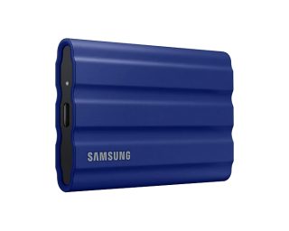Samsung Portable NVMe SSD T7 Shield 1TB, USB 3.2 Gen2, Rugged, IP65, Read 1050 MB/s Write 1000 MB/s, Blue
