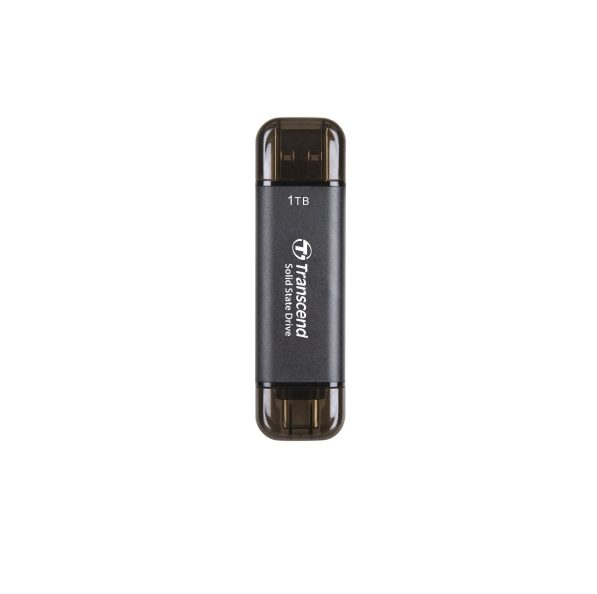 Transcend 1TB външен SSD ESD310C, USB 10Gbps, Type C/A, черен