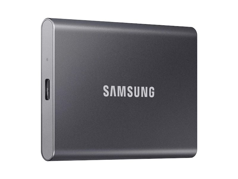 Samsung Portable SSD T7 2TB, USB 3.2, Read 1050 MB/s Write 1000 MB/s, Titan Gray
