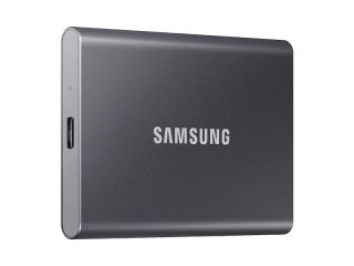 Samsung Portable SSD T7 2TB, USB 3.2, Read 1050 MB/s Write 1000 MB/s, Titan Gray