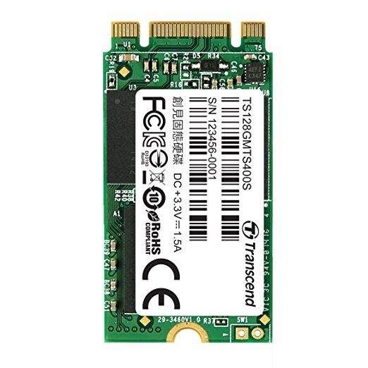 Transcend 128GB, M.2 2242 SSD 400S, SATA3 / MLC