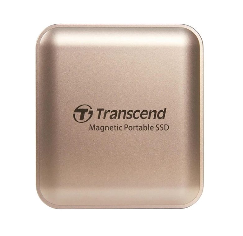 Transcend 2TB, външен SSD, ESD420G, USB 20Gbps, Type C, Magsafe, Champagne Gold