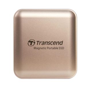 Transcend 2TB, външен SSD, ESD420G, USB 20Gbps, Type C, Magsafe, Champagne Gold