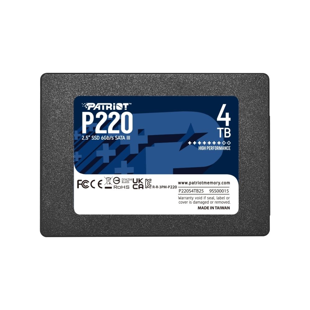 Patriot P220 4TB SATA3 2.5 вътрешен SSD