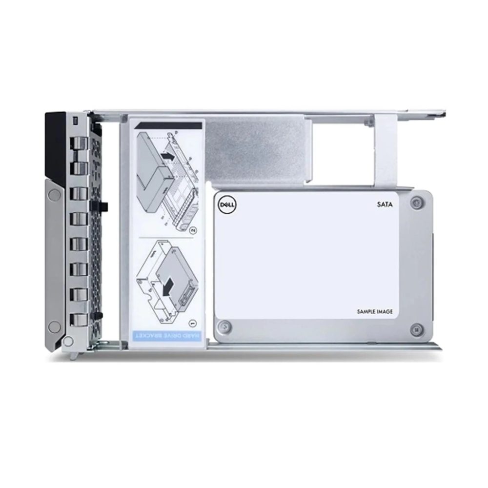 Dell 480GB SSD SATA ISE RI 6Gbps 512e 2.5in с 3.5in HYB CARR, CK - Съвместим с T360,R550,R760XS и всички 14,15,16 Gen
