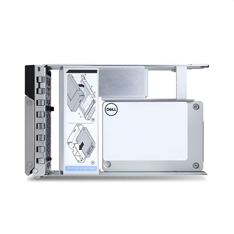 Dell 480GB SSD SATA Mixed Use 6Gbps 512e 2.5in Hot-Plug with 3.5in HYB CARR, CUS Kit