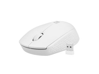 Мишка Natec Stork Wireless 1600DPI Optical, Бяла